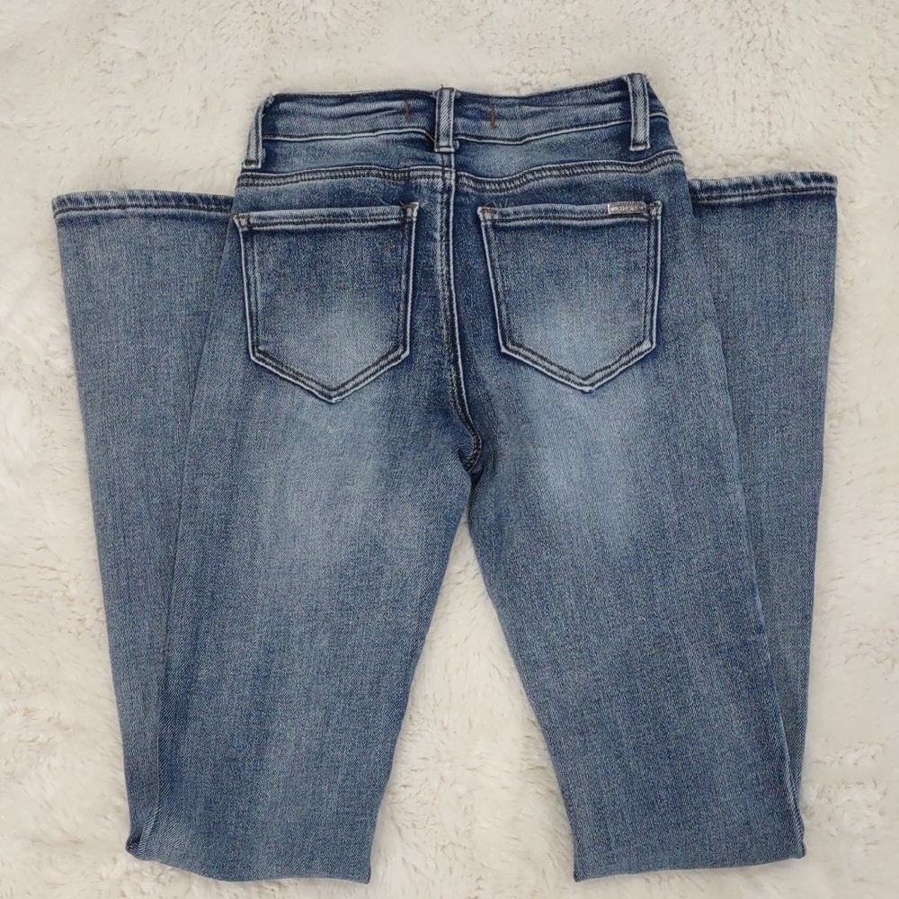 DISCLOSURE Blue Flare Wide Leg Jeans - Picture 14 of 16